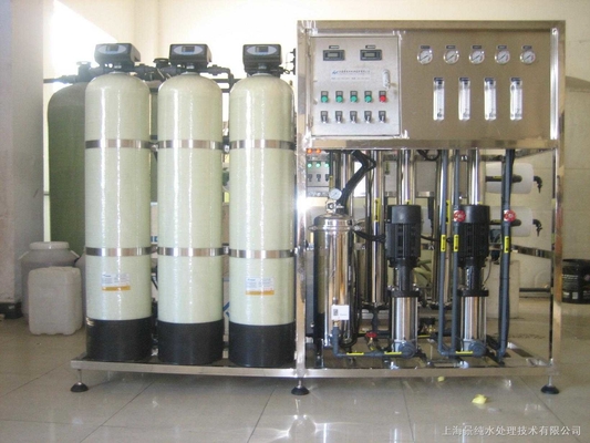 शुद्ध पानी के लिए फुल / सेमी कंट्रोल 500LPH RO सिस्टम रिवर्स ऑस्मोसिस