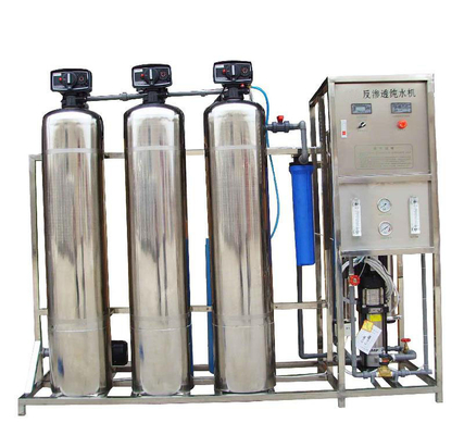 शुद्ध पानी के लिए फुल / सेमी कंट्रोल 500LPH RO सिस्टम रिवर्स ऑस्मोसिस
