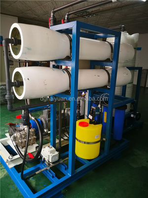 पीएलसी समुद्री जल उपचार संयंत्र अलवणीकरण मशीन 20000LPD 1000psi