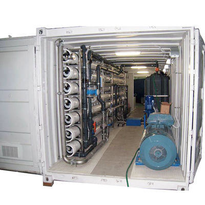 1.65kw कंटेनरीकृत जल उपचार संयंत्र, SS304 3000 lph ro संयंत्र