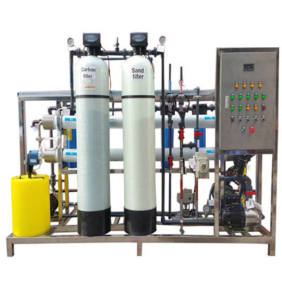 3.3kw समुद्री जल रिवर्स ऑस्मोसिस डिसेलिनेशन प्लांट ऑन लैंड 75% रिकवरी