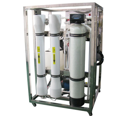 3.3kw समुद्री जल रिवर्स ऑस्मोसिस डिसेलिनेशन प्लांट ऑन लैंड 75% रिकवरी