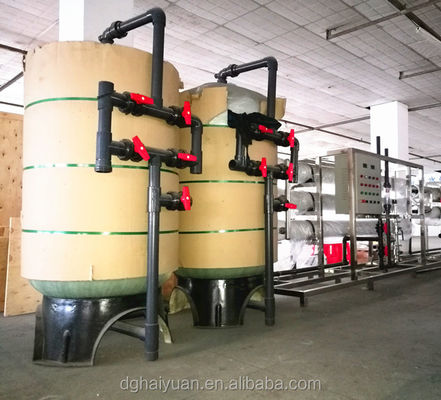 2000L / घंटा आयरन मैंगनीज पानी फ़िल्टर 70% -75% रिकवरी क्षमता 450kg