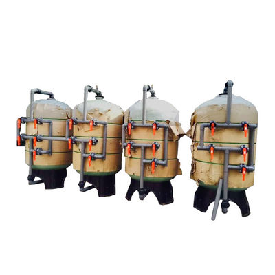 3000L / घंटा आयरन मैंगनीज जल फ़िल्टर 110V-460V 60HZ कार्बन स्टील सामग्री: