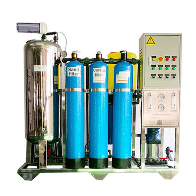 अर्ध औद्योगिक नैनोफिल्ट्रेशन जल उपचार पीएलसी नियंत्रण 1.65kw पावर