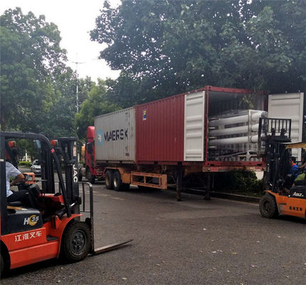 खारा पानी नमक पानी रिवर्स ऑस्मोसिस सिस्टम 440v 70% ~ 85% रिकवरी
