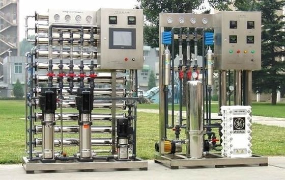पीएलसी कॉन्ट्राओल के साथ प्रयोगशाला 50LPH के लिए 1.5kw विआयनीकृत जल प्रणाली
