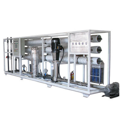 औद्योगिक रिवर्स ऑस्मोसिस आरओ प्लांट 2500LPH स्टेनलेस स्टील सामग्री 380V