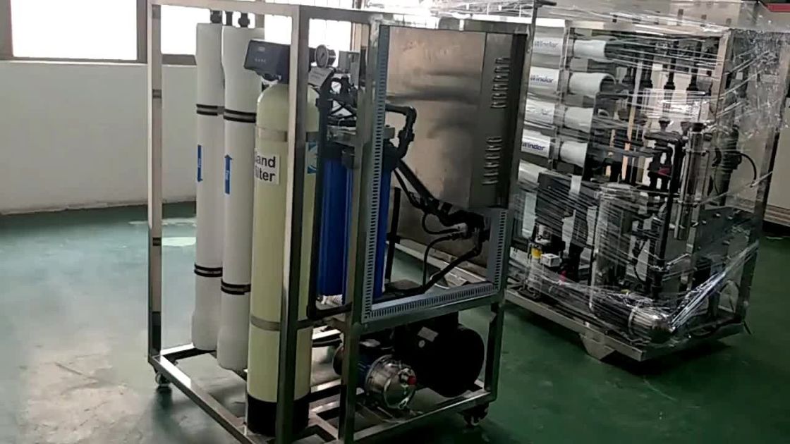 एफआरपी फ़िल्टर समुद्री जल आरओ प्लांट सौर ऊर्जा संचालित 20-30% रिकवरी दर