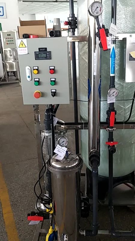 औद्योगिक आयन एक्सचेंज राल पानी फिल्टर 10-15 बार दबाव 220V